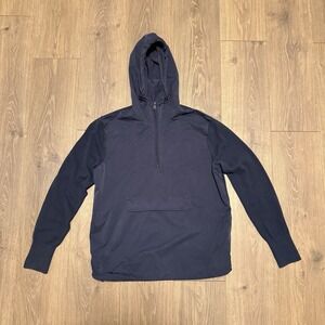 Banana Republic Men's M Navy Blue Anorak Windbreaker Lightweight Pullover